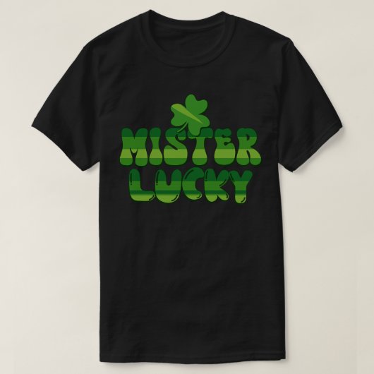 Mister geluk t-shirt (Design voorkant)