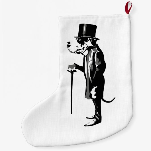 Mister Great Dane Grote Kerstsok (Achterkant)