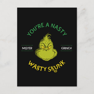 Mister Grinch   Je bent een onverzadigde kunk Briefkaart