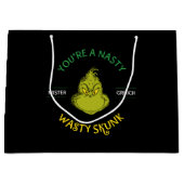 Mister Grinch | Je bent een onverzadigde kunk Groot Cadeauzakje (Voorkant)