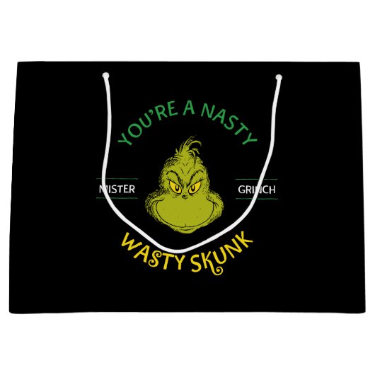 Mister Grinch | Je bent een onverzadigde kunk Groot Cadeauzakje (Voorkant)