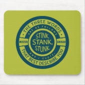 Mister Grinch | Stink Stank Stunk Quote Muismat (Voorkant)