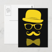 Mister hipster briefkaart (Voorkant / Achterkant)