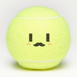 Mister Kawaii Cute Smiling Emoticon Emoji Face Tennisballen