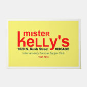 Mister Kelly's Supper Club, Rush St., Chicago, IL Deurmat (Voorkant)