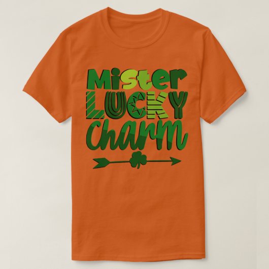 MISTER LUCKY CHARM 1 T-SHIRT (Design voorkant)