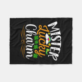 Mister Lucky Charm Fleece Deken (Voorkant (Horizontaal))