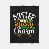 Mister Lucky Charm Fleece Deken (Voorkant)