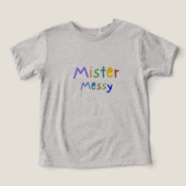 "Mister Messy" baby t-shirts  (Design voorkant)