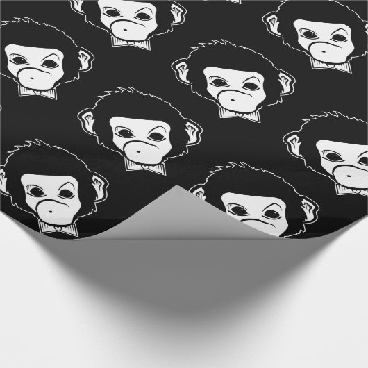 mister monkey cadeaupapier (Hoek)