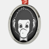 mister monkey metalen ornament (Links)