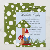 Mister Mushroom Garden Gnome Kaart (Voorkant / Achterkant)