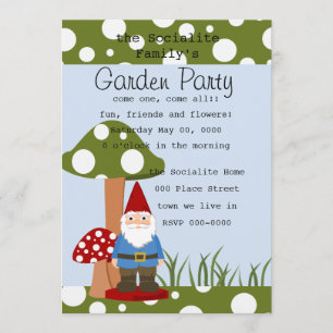 Mister Mushroom Garden Gnome Kaart