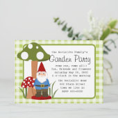 Mister Mushroom Garden Gnome Kaart (Staand voorkant)