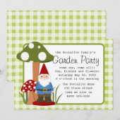 Mister Mushroom Garden Gnome Kaart (Voorkant / Achterkant)