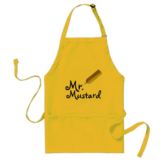 Mister Mustard Apron Standaard Schort (Voorkant)