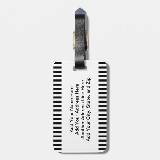 Mister Old Fart Birthday Humor Bagagelabel (Achterkant verticaal)