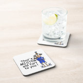 Mister Old Fart Birthday Humor Bier Onderzetter (Rechterzijde)