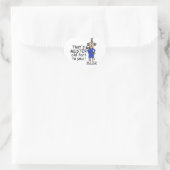 Mister Old Fart Birthday Humor Hart Sticker (Tas)