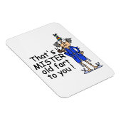 Mister Old Fart Birthday Humor Magneet (Rechterzijde)