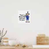 Mister Old Fart Birthday Humor Poster (Keuken)