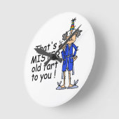 Mister Old Fart Birthday Humor Ronde Klok (Hoek)