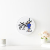 Mister Old Fart Birthday Humor Ronde Klok (Huis)