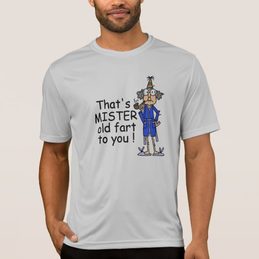 Mister Old Fart Birthday Humor T-shirt (Voorkant)