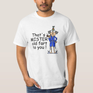 Mister Old Fart Birthday Humor T-shirt