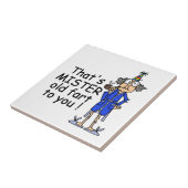 Mister Old Fart Birthday Humor Tegeltje (Zijkant)