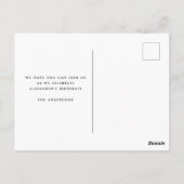 Mister Onederful 1e verjaardag foto uitnodiging (Achterkant)