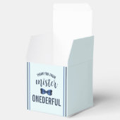 Mister Onederful Bow Stropdas 1e verjaardag Bedankdoosjes (Geopend)