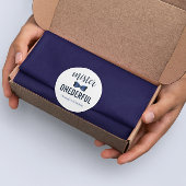 Mister Onederful Bow Stropdas 1e verjaardag Sticke Ronde Sticker