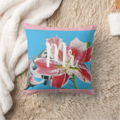 Mister Pink Lily floral Wedding Decor Cushion Kussen (Deken)