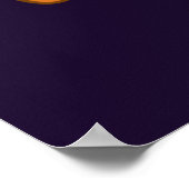 Mister Pumpk-A-Boo Halloween Pompoen Poster (Hoek)