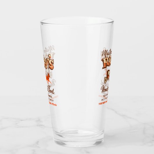 Mister Ricky's Restaurant, Skokie, Illinois Glas (Rechts)