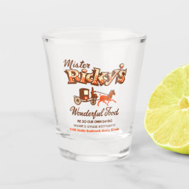 Mister Ricky's Restaurant, Skokie, Illinois Shot Glas