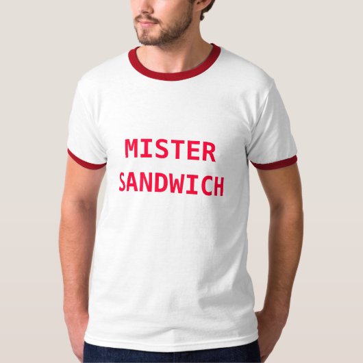 MISTER SANDWICH T-SHIRT (Voorkant)