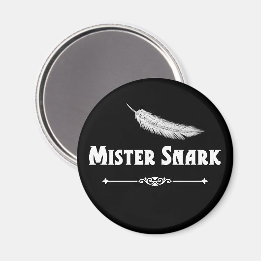 Mister Snark Feather Magnet (Voorkant / Achterkant)
