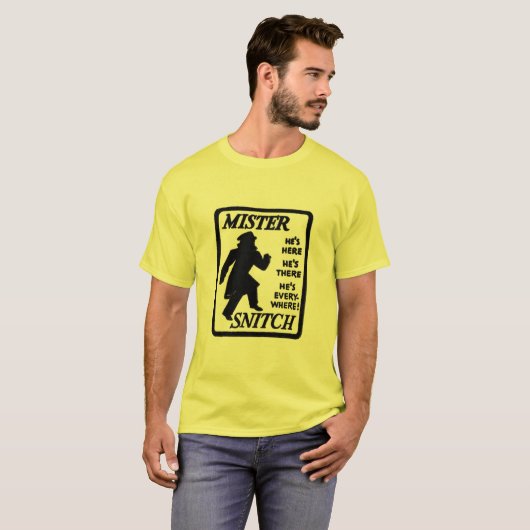 Mister Snitch T-shirt (Voorkant volledig)