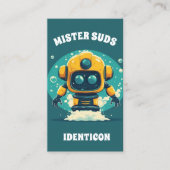 MISTER SUDS WASH with QR code Visitekaartje (Voorkant)