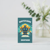 MISTER SUDS WASS met QR-code Visitekaartje (Staand voorkant)