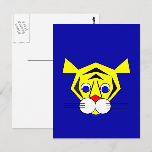 Mister Tiger Briefkaart (Voorkant / Achterkant)