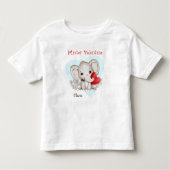 Mister Valentijn Gepersonaliseerde kleine jongen Kinder Shirts (Voorkant)