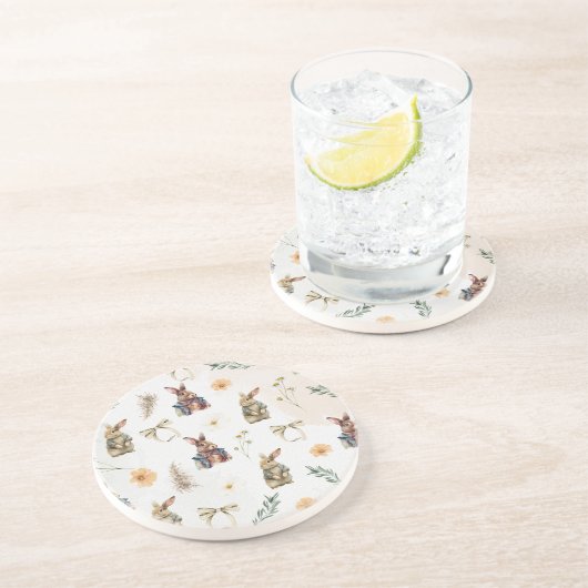 Mister Whimsy Spring Bunny Onderzetter (Zijkant)