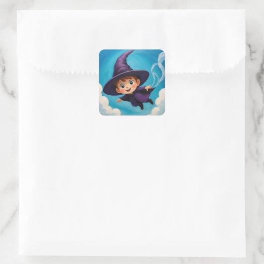 Mister WhimsyWitch Vierkante Sticker (Tas)