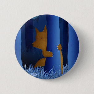 Mister Wolf - Pin Badge Ronde Button 5,7 Cm