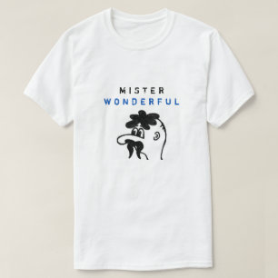 Mister Wonderful - Funny White T-shirt