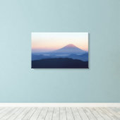 Misterige Ochtend Mount Fuji Canvas Afdruk (Insitu (Houten vloer))