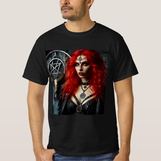 Misterio Místico: La Dama del Pentáculo T-shirt (Voorkant)